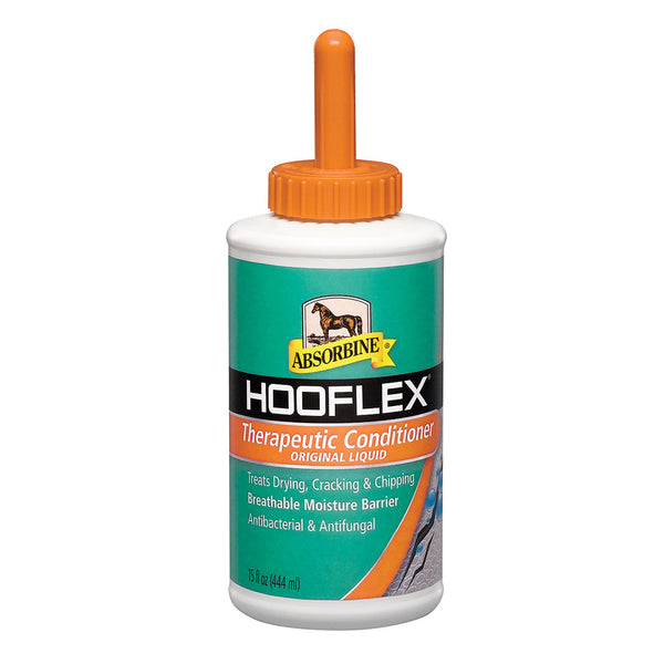 Absorbine Hooflex Liquid Hoof Conditioner With Applicator 15 oz